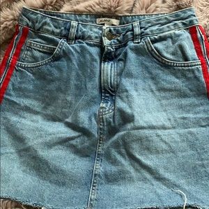 jean skirt
